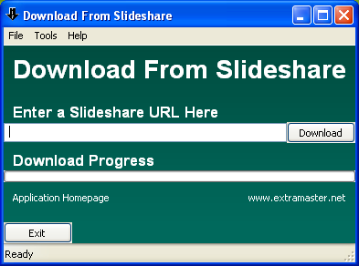 Download From Slideshare on Windows XP